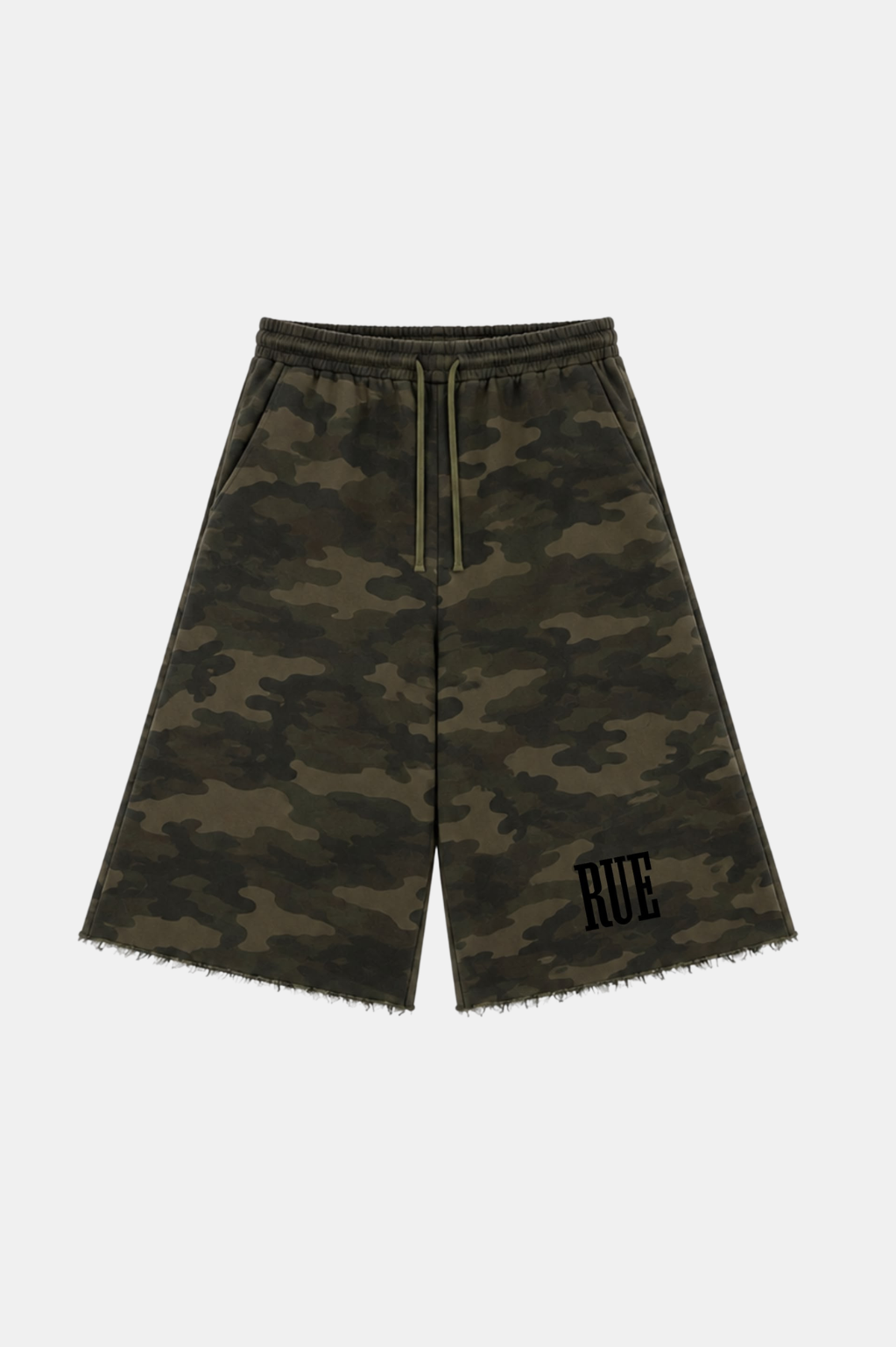 Green Camo Shorts